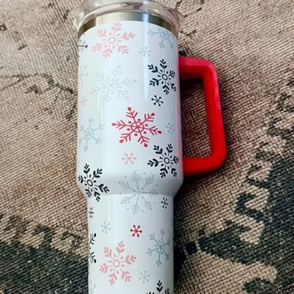 Boston Warehouse 40oz Snowflake Tumbler